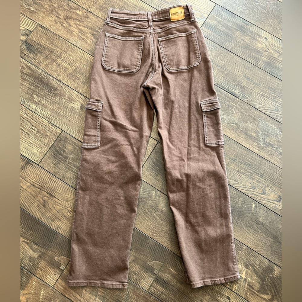 Hollister Y2K Grunge Ultra High-Rise Dad Jean Vintage Stretch- Brown - Picture 4 of 12